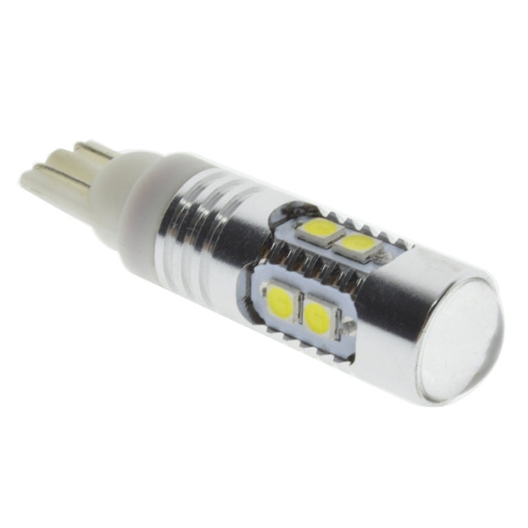 T10 10SMD 2835 LED wit - 12V interieur lamp met lens T10 10SMD 2835 LED wit - 12V interieur lamp met lens